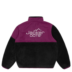 jacker chaqueta oots sherpa violeta