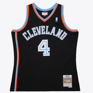 mitchell & ness camisilla Shawn Kemp Black Cleveland Cavaliers 1999/00 Hardwood Classics Swingman Jersey