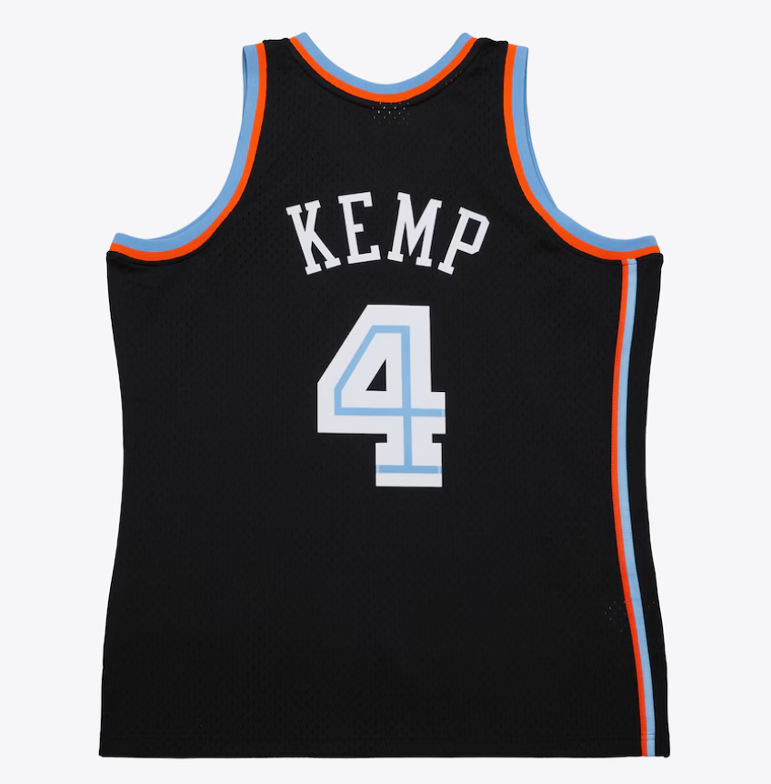 mitchell & ness camisilla Shawn Kemp Black Cleveland Cavaliers 1999/00 Hardwood Classics Swingman Jersey