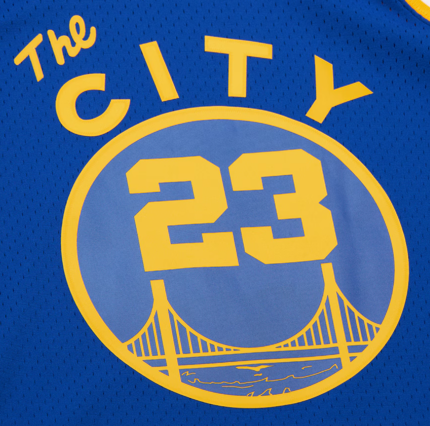 mitchell & ness camisilla Jason Richardson Royal Golden State Warriors 2004/05 Hardwood Classics Swingman Jersey