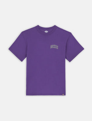 dickies camiseta aitkin chest  violeta