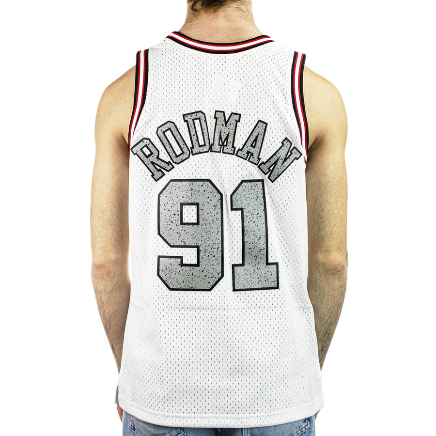 Mitchell & Ness camiseta Chicago Bulls NBA cracked Cement  Dennis Rodman 1997