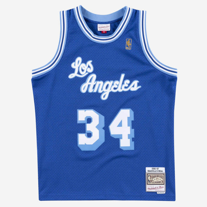 mitchell & ness camisilla los angeles lakers shaquille oneal