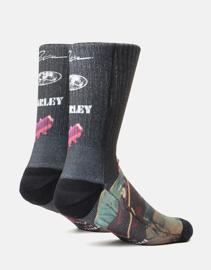 primitive calcetin x bob marley wildone negro