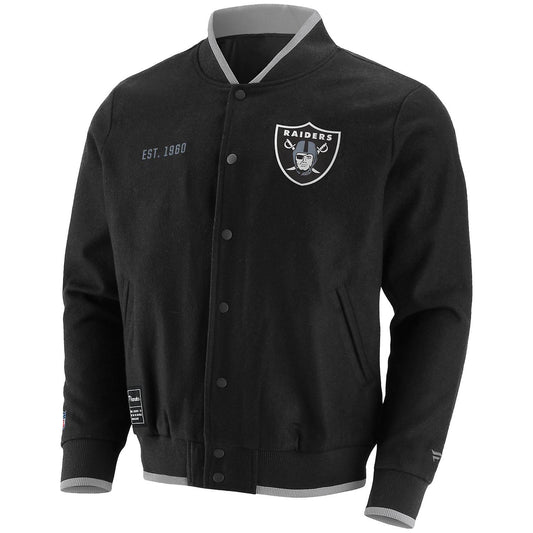 fanatics chaqueta letterman team raiders