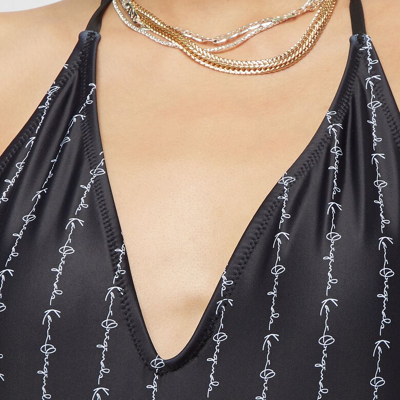 Karl Kani Bañador Originals Deep Neck Negro
