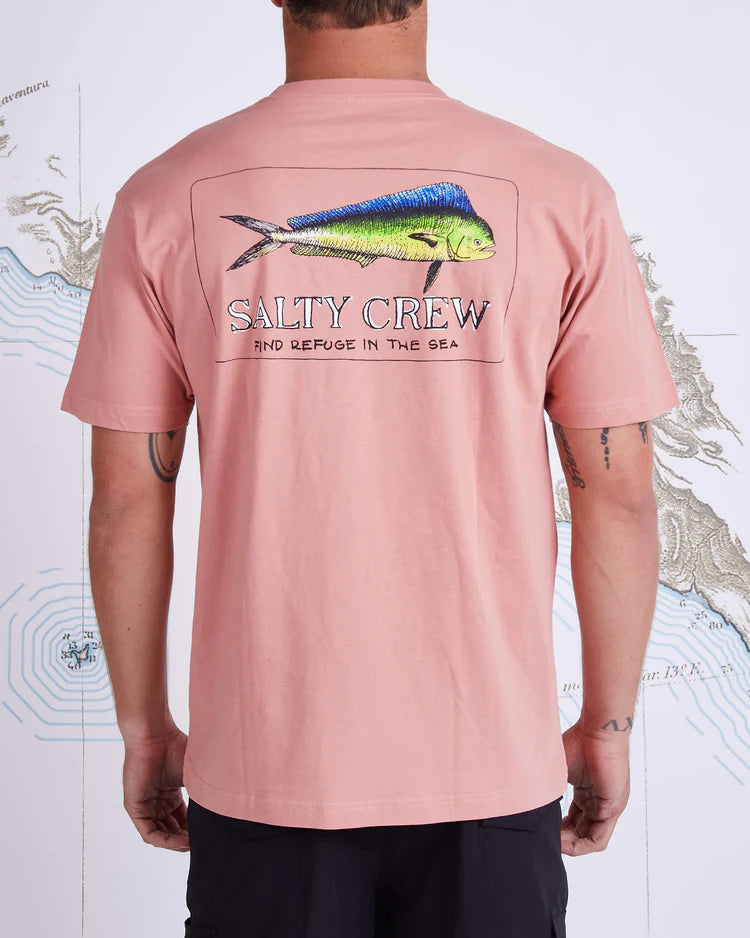 salty crew camiseta el dorado premium coral