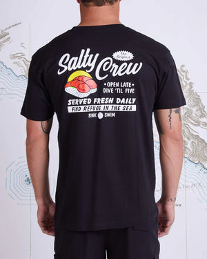 salty crew camiseta toro premiun negro