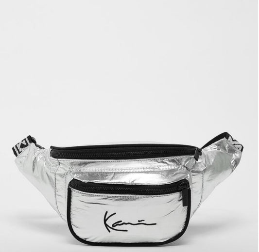 karl kani riñonera signature tape waist plata