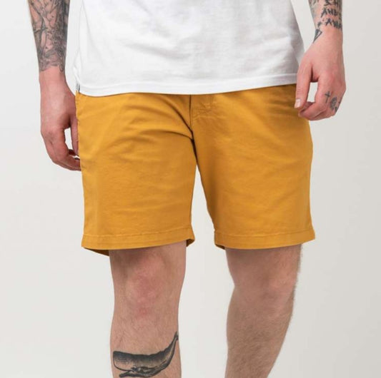 REELL BERMUDA  FLEX CHINO MOSTAZA