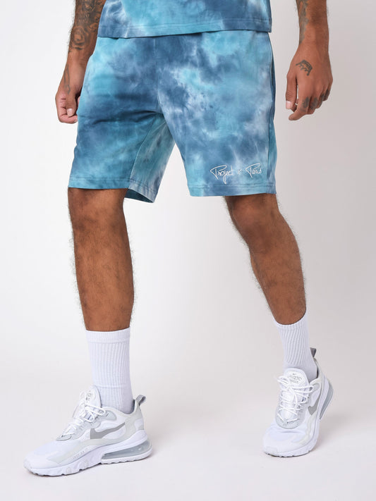 project x paris bermuda tie dye