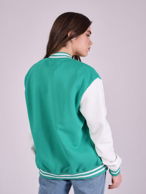 project x paris chaqueta universitaria verde