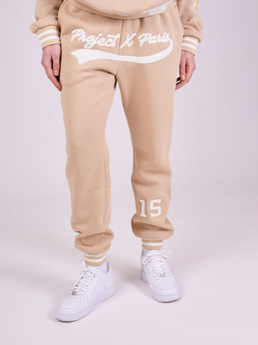 project x paris pantalon joggers universitarios con logo, unisex