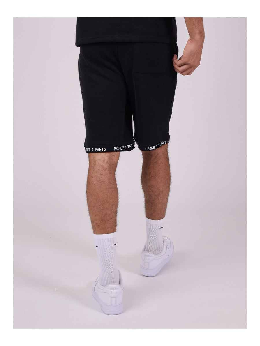 project x paris bermuda estilo punto suave- Negro
