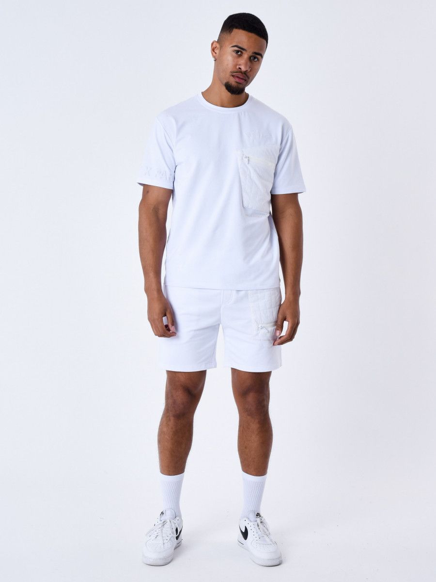 project x paris bermuda bolsillo blanco