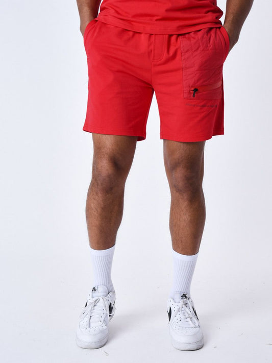 project x paris bermuda bolsillo rojo