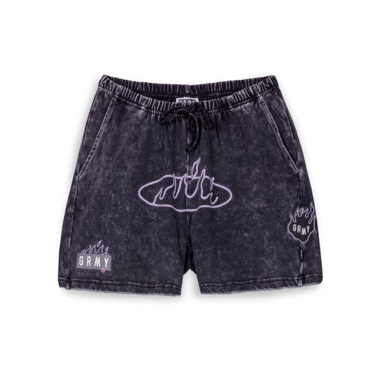grimey bermuda cloven tongues stone wash