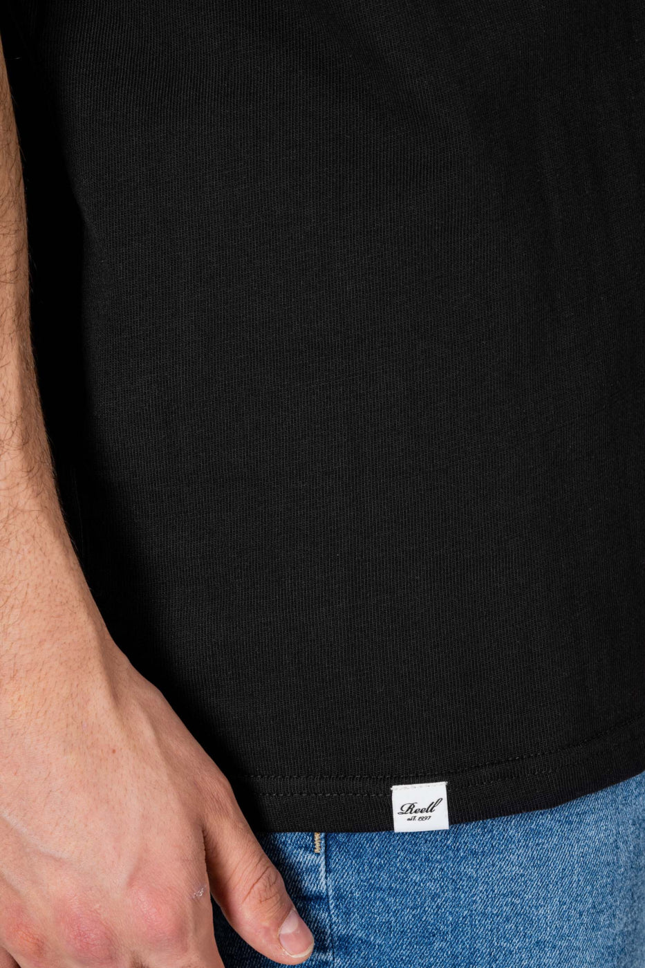 reell camiseta yoke dee black