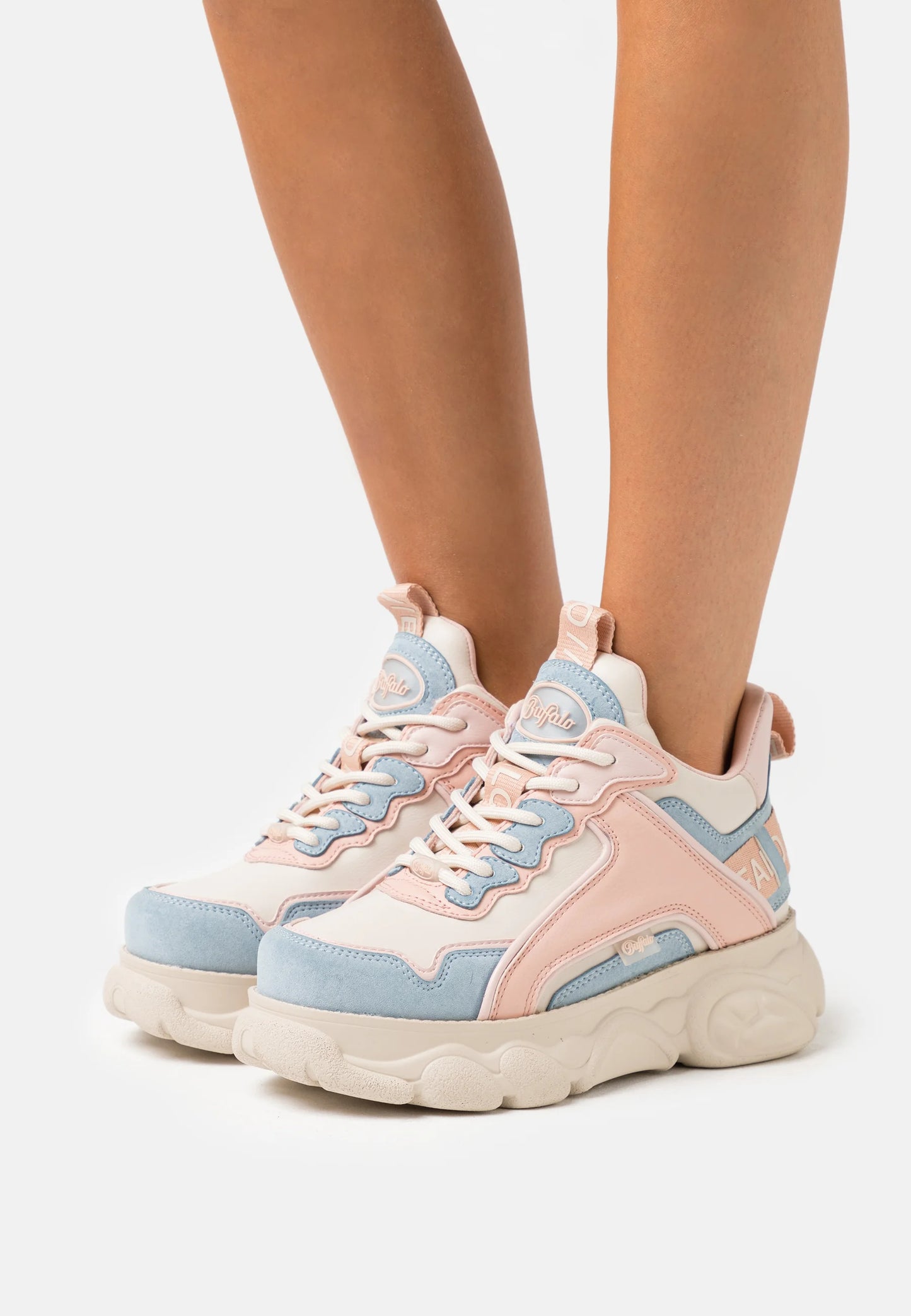 buffalo zapatillas chai light blue/rose