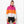 fila chaqueta cortaviento abra light rosa-naranja-blanco