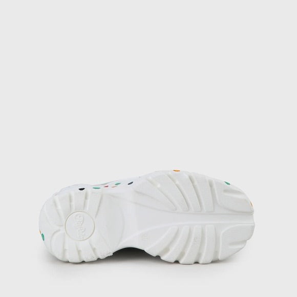 Buffalo London Zapatillas de piel con puntos
