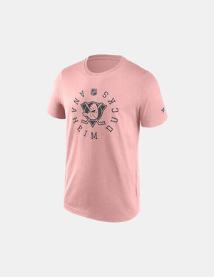 Fanatics Camiseta Loop T-shirt Anaheim Ducks Rosa