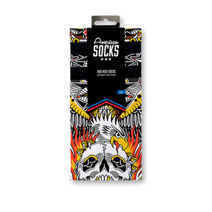 american socks calcetines eagle of fire - mid high