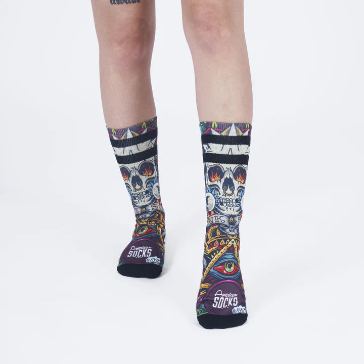 american socks calcetines moshpit- mid high