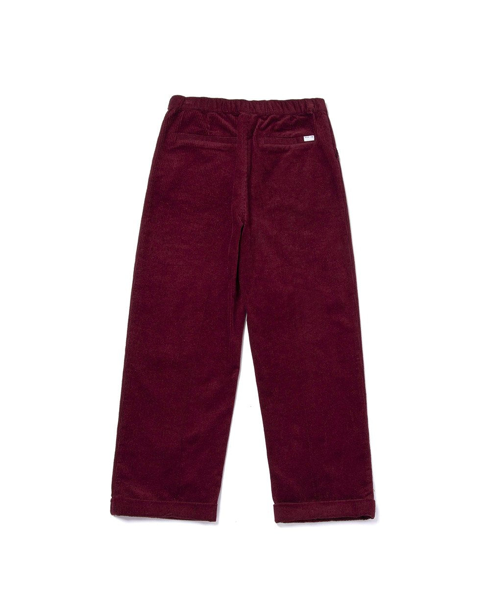 huf pantalon corduroy baggie burdeos