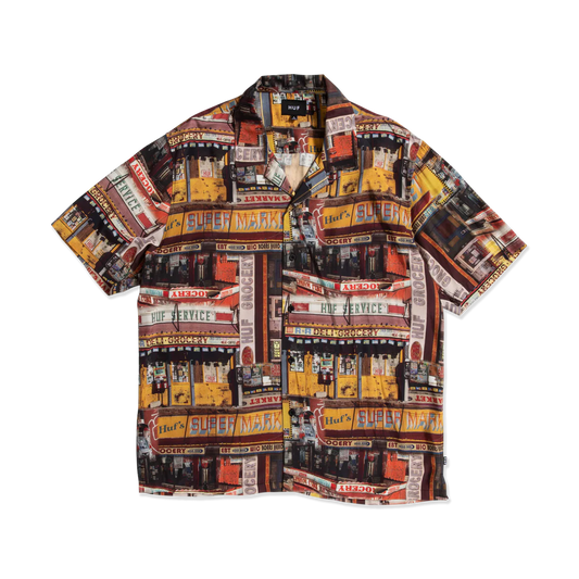 huf camisa corner store resort