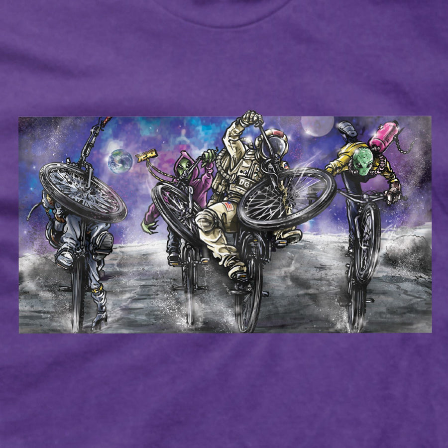 dgk camiseta cosmic crew violeta
