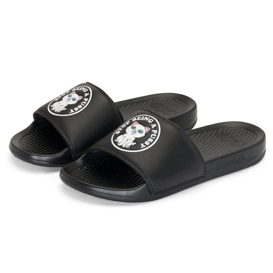 ripndip chanclas stop being a pussy negro