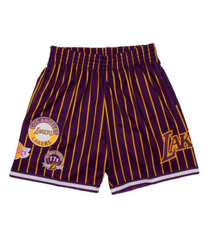 mitchell & ness bermuda city collection mesh los angeles lakers