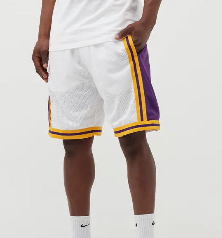 Mitchell & Ness Bermuda Los Angeles Lakers Reload SM Blanco