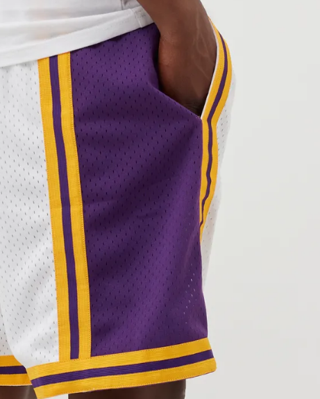 Mitchell & Ness Bermuda Los Angeles Lakers Reload SM Blanco