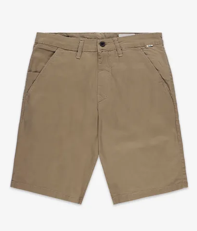 reell bermuda flex grip chino beige