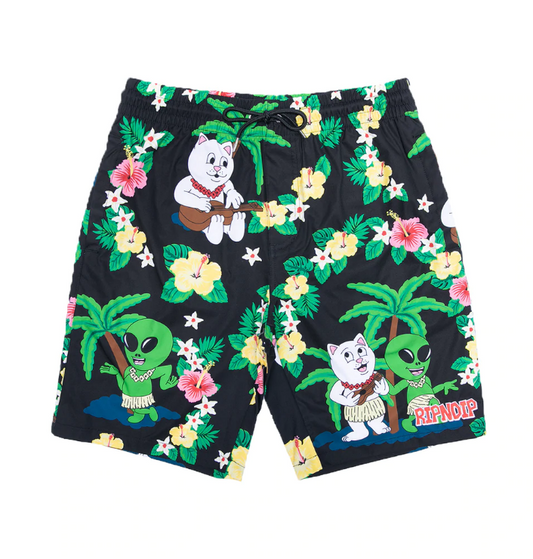 ripndip pantalón bermuda aloha nerm multi