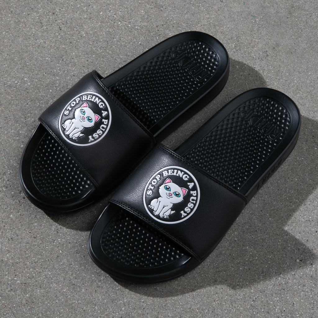 ripndip chanclas stop being a pussy negro