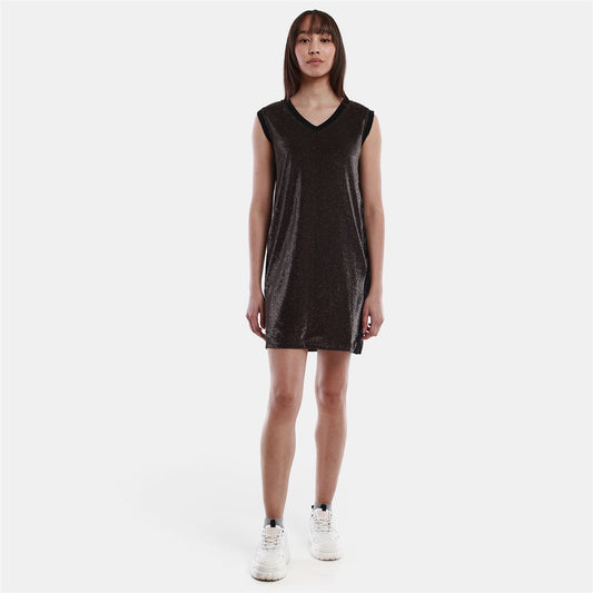 KAPPA VESTIDO EXAR 222 BANDA SPARKLE BRONCE Y NEGRO