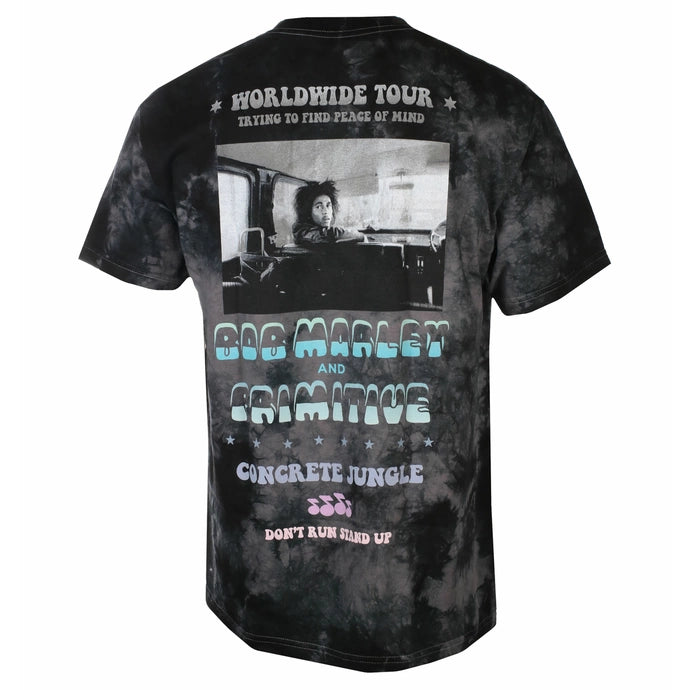 primitive camiseta x bob marley concrete jungle washed