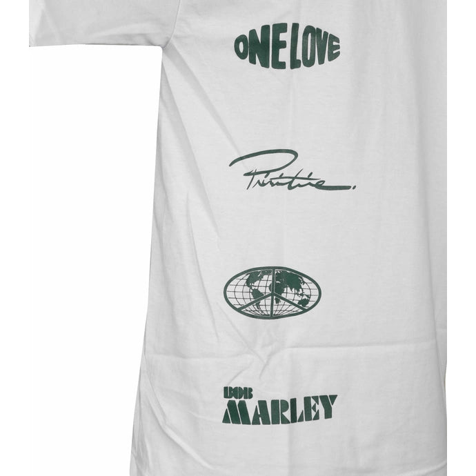 primitive camiseta x bob marley wildone blanco