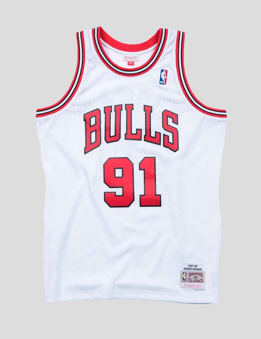 mitchell & ness camisilla chigo bulls dennis roman