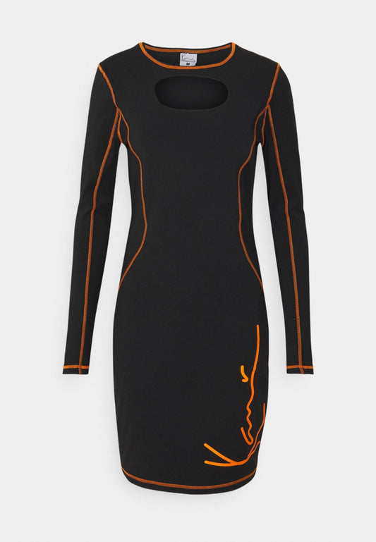 karl kani vestido signature cutout