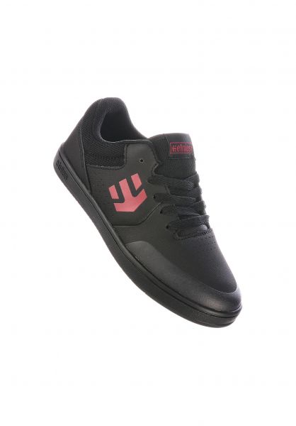 ETNIES ZAPATOS NIÑO NEGRO ROJO