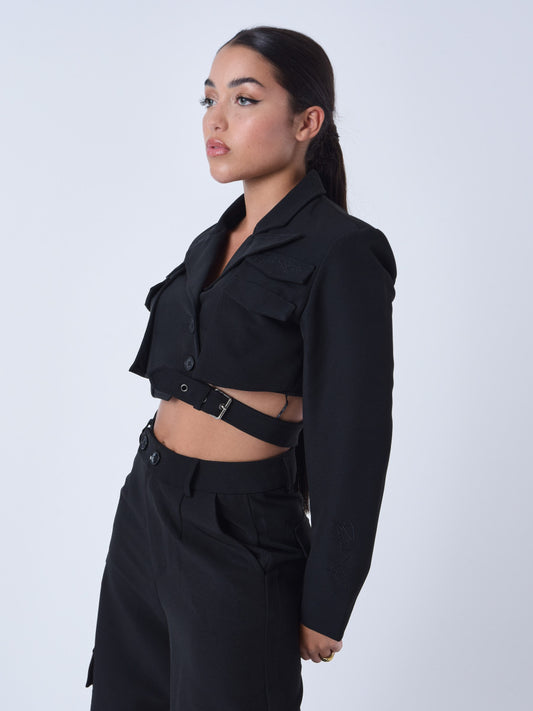 project x paris chaqueta mujer negro