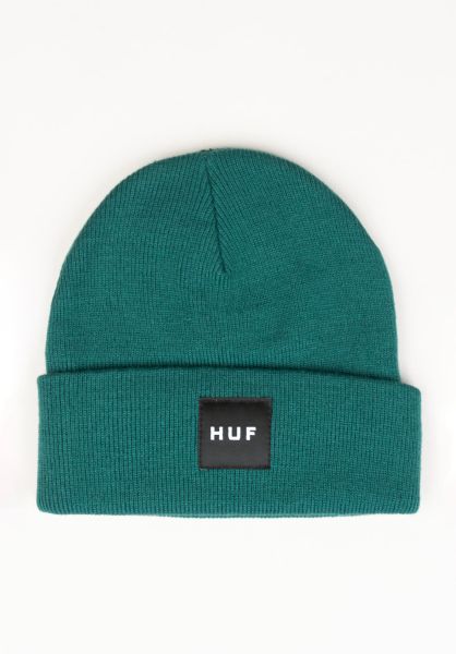 huf beanie essentials box logo Verde