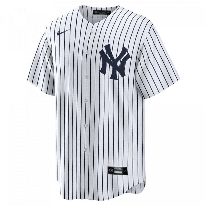 nike mlb beisbolera new york yankees replica home jersey pinstripe