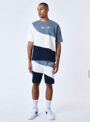 project x paris camiseta tricolor azul blanco