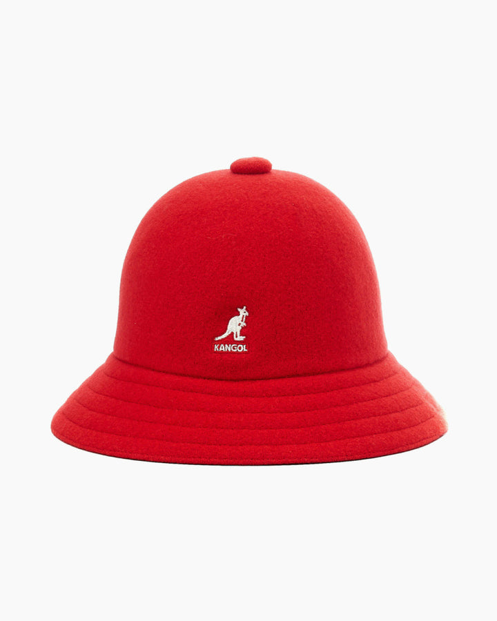 kangol bucket wool casual red