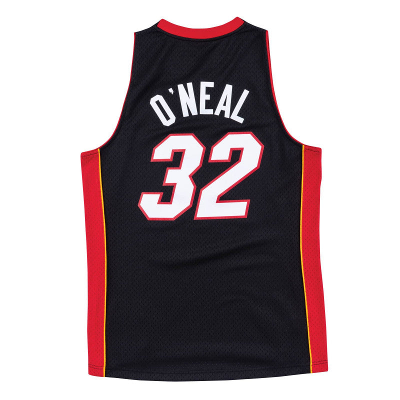 mitchell & ness camisilla miami heat shaquille oneal